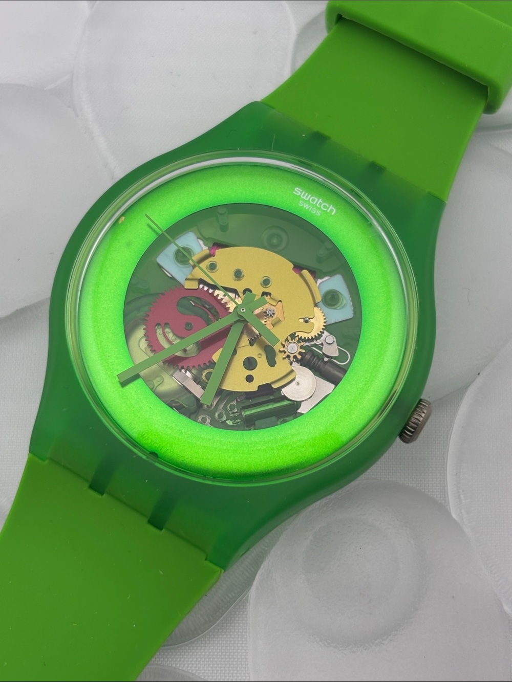 Swatch Watch - SUOG103 - GREEN LACQUERED